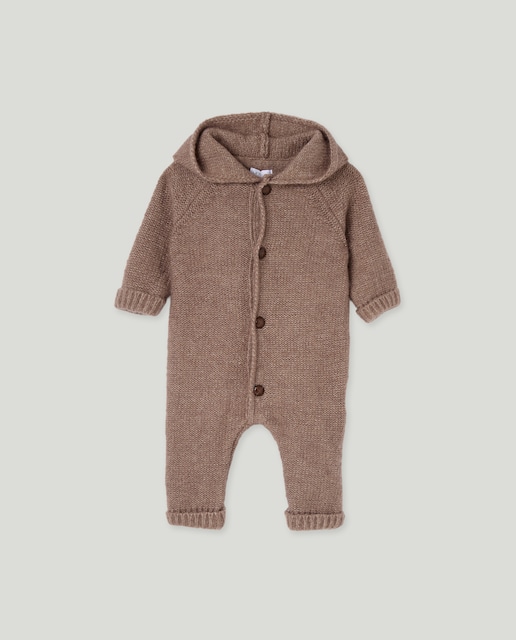 Imagen 0 de Buzo recién nacido tricot capucha