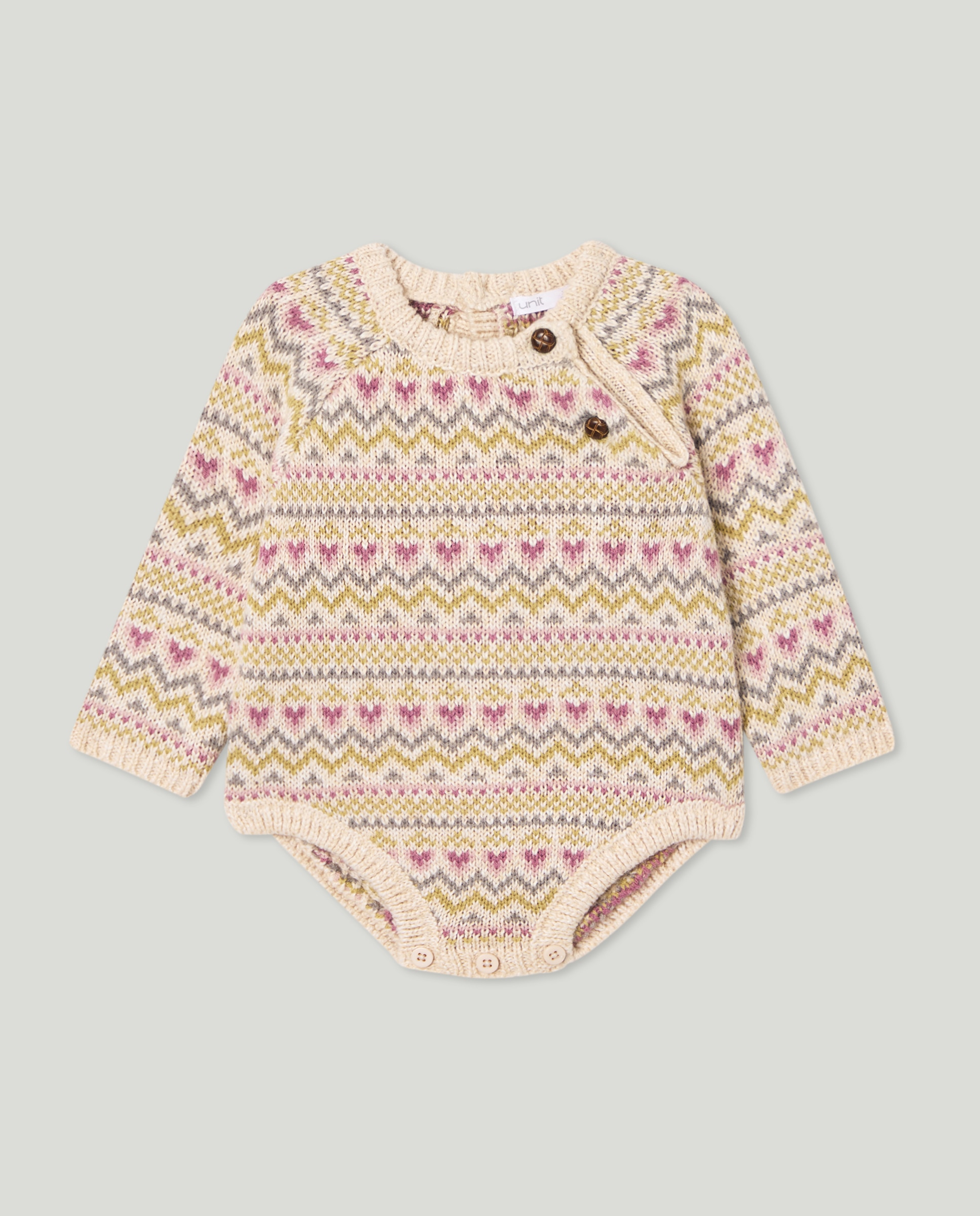 Imagen 0 de Ranita recién nacido tricot grecas