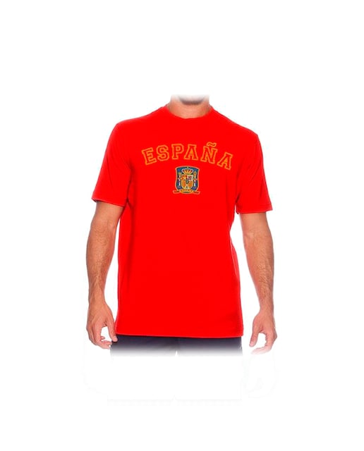 Imagen 0 de Camiseta España Escudo Bordado Unisex Roja
