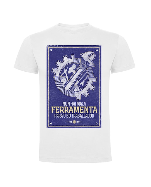Imagen 0 de Camiseta Ferramenta Rei Zentolo Hombre Blanco