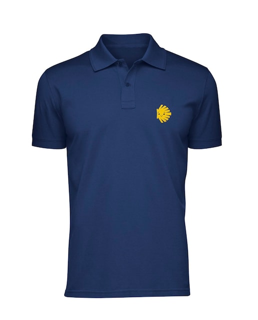 Imagen 0 de Polo Xacobeo 21.22 Oficial Cunchiña Unisex Marino Colección Cunchiña