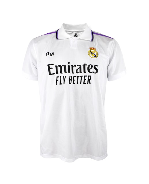 Imagen 0 de Camiseta Réplica Oficial de la Primera Equipación de Fútbol del Real Madrid C.F.