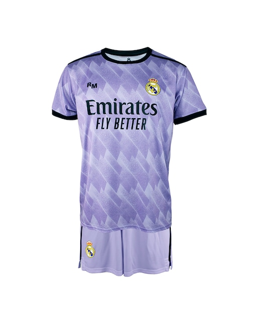 Imagen 0 de Kit Réplica Oficial de la Segunda Equipación de Fútbol del Real Madrid C.F.