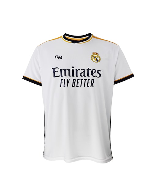 Imagen 0 de Camiseta réplica oficial 1ª equipación de fútbol Real Madrid C.F. infantil