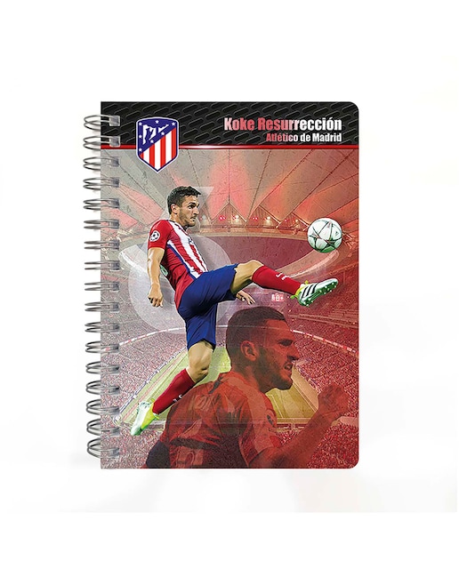 Imagen 0 de Cuaderno mediano 3D Atlético de Madrid Koke Resurección