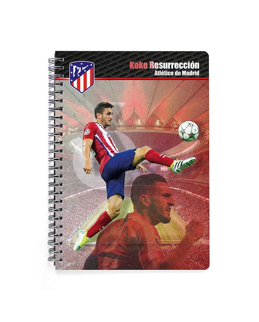 Imagen 0 de Cuaderno grande 3D Atlético de Madrid Koke Resurección