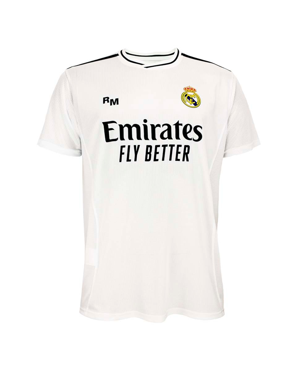 Imagen 0 de Camiseta réplica oficial de la primera equipación de fútbol del Real Madrid C.F. Infantil