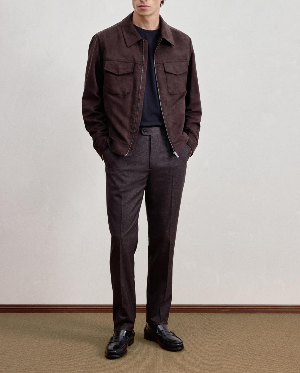 Imagen 0 de Pantalon vestir slim con cintura extensible hombre.