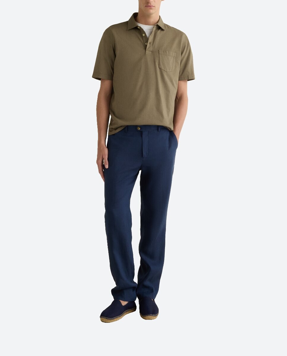 Imagen 0 de Pantalón de hombre sport 100% lino Fit Classic