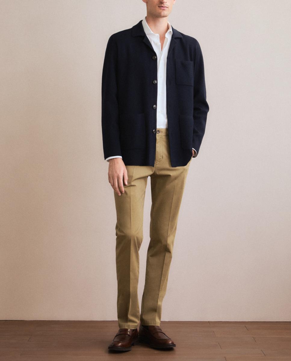 Imagen 0 de Pantalón chino slim fit twill hombre