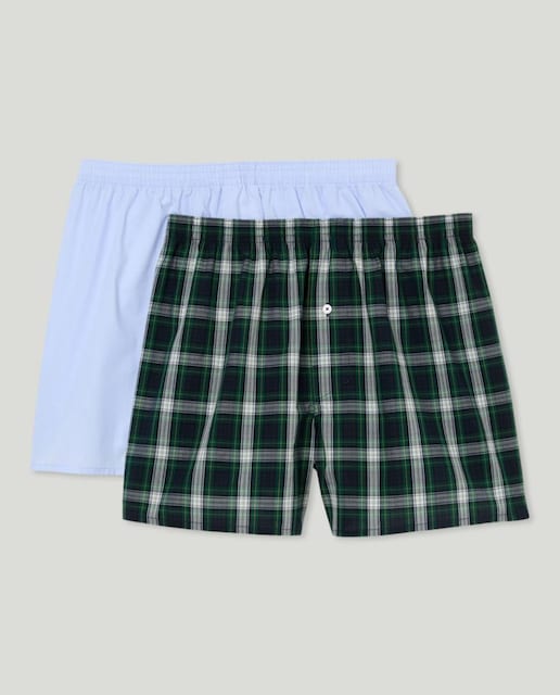 Imagen 0 de Pack 2 boxer de tela en 100% algodón de hombre