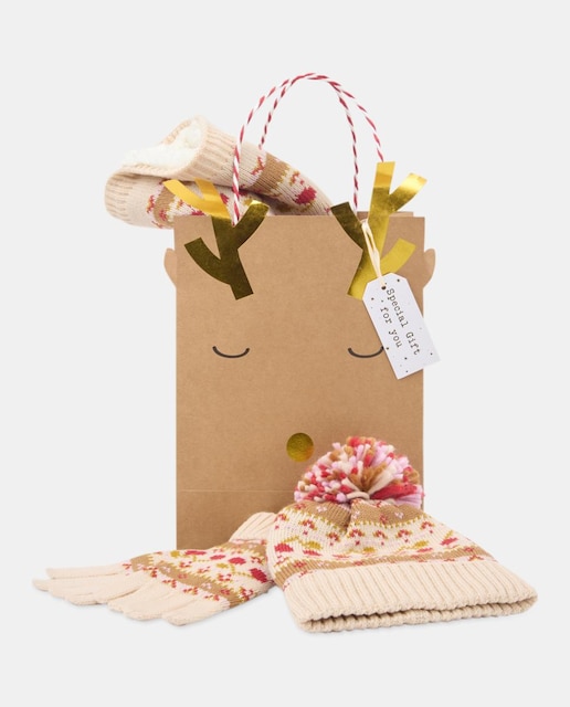 Imagen 0 de Set 3 piezas jacquard cerezas de niña