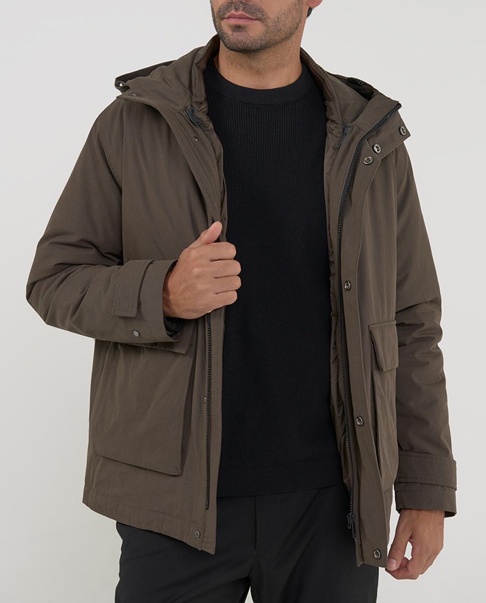 Imagen 0 de Parka 3 en 1 de algodón con prenda acolchada interior.