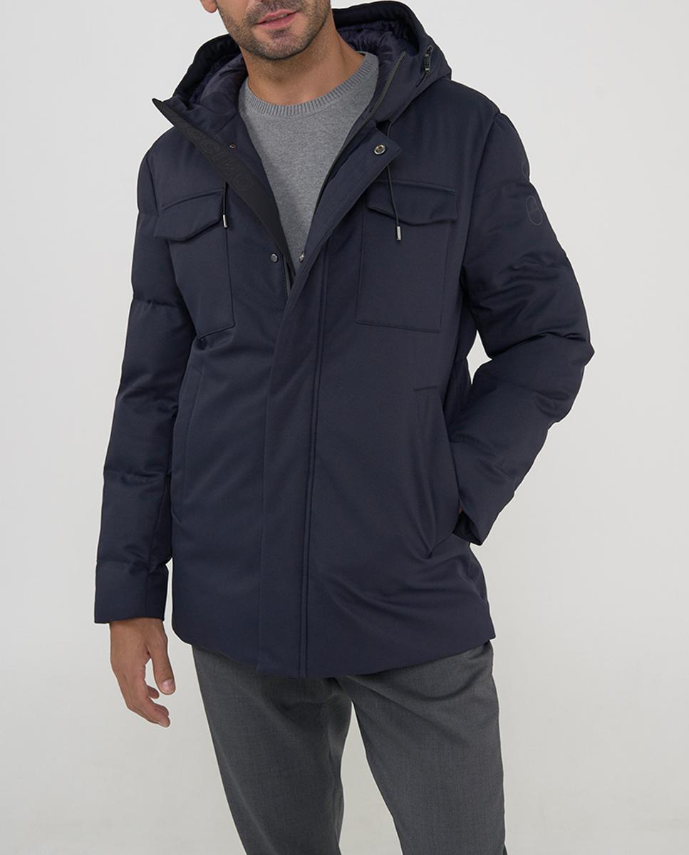 Imagen 0 de Parka combinada liso en delantero y acolchado en espalda en tejido Cromdaltex® impermeable y transpirable.