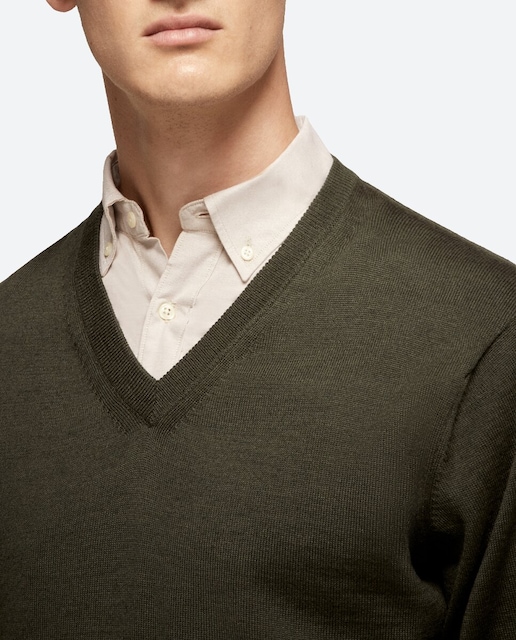 Imagen 0 de Jersey básico de hombre con el cuello de pico