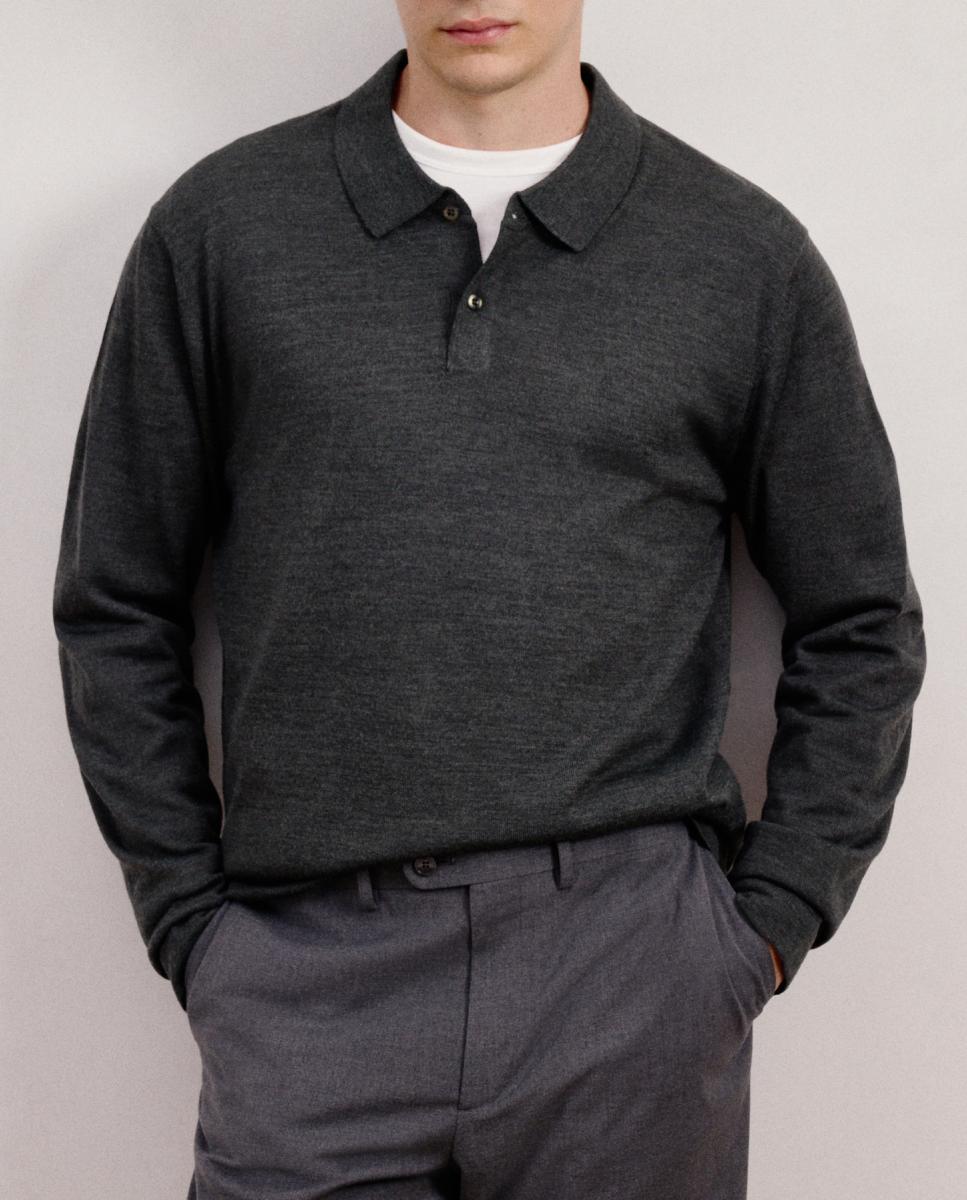 Imagen 0 de Sueter cuello polo hombre.