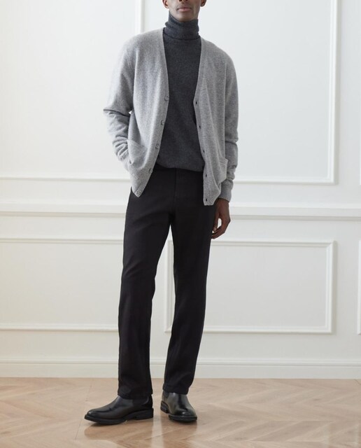 Imagen 0 de Cárdigan botones liso 100% cashmere de hombre