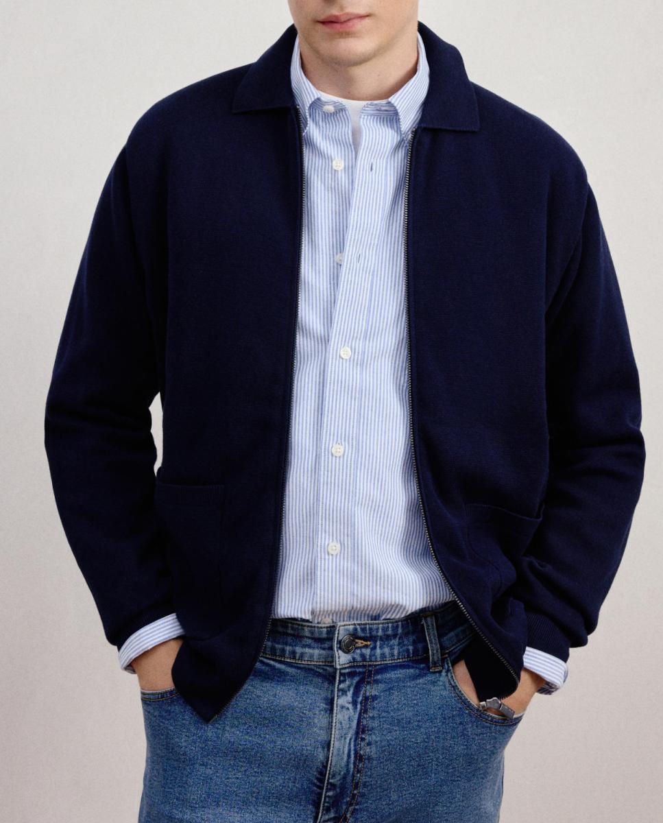 Imagen 0 de Chaqueta cuello polo acolchada hombre