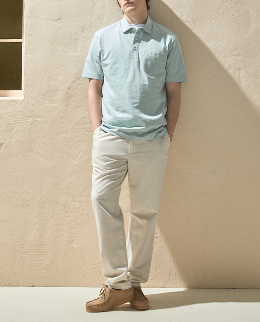 Imagen 0 de Polo manga corta algodón orgánico  hombre