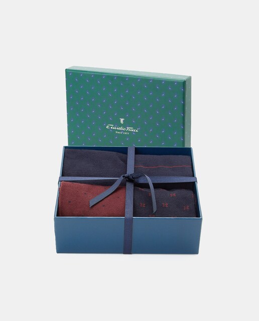 Imagen 0 de Caja regalo de 4 pares de calcetines hombre