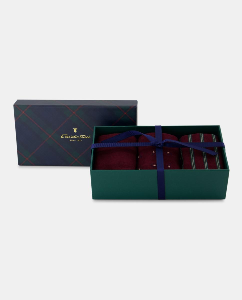 Imagen 0 de Calcetines cortos  hombre en caja regalo de 3 pares