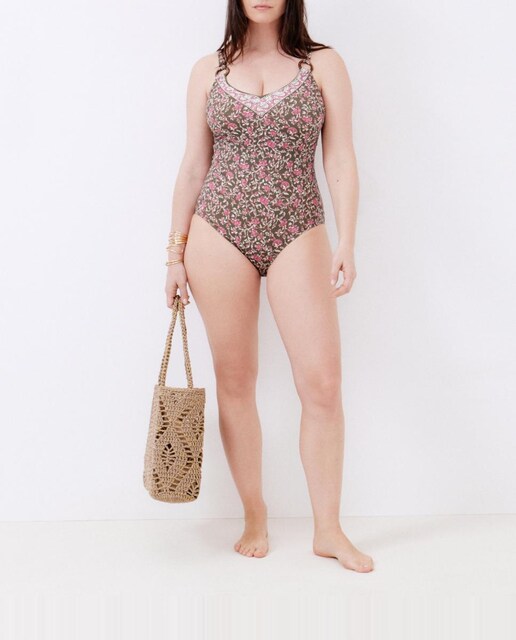 Imagen 0 de Bañador detalle anillas de mujer