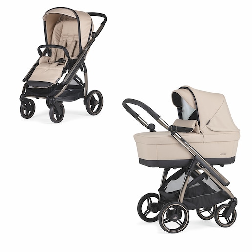 Imagen 0 de Carro de bebé Dúo Bébécar Pack Wei Soft Fumé