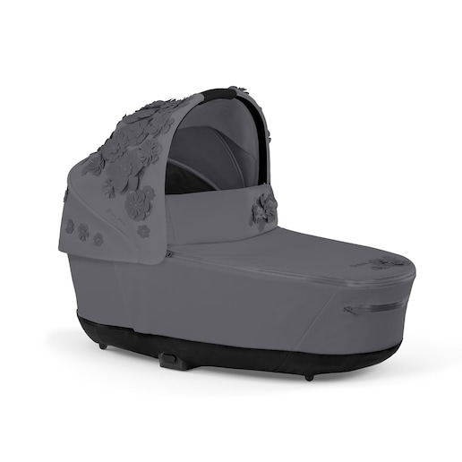 Imagen 0 de Capazo Cybex Priam Lux Simply Flowers Grey gris oscuro