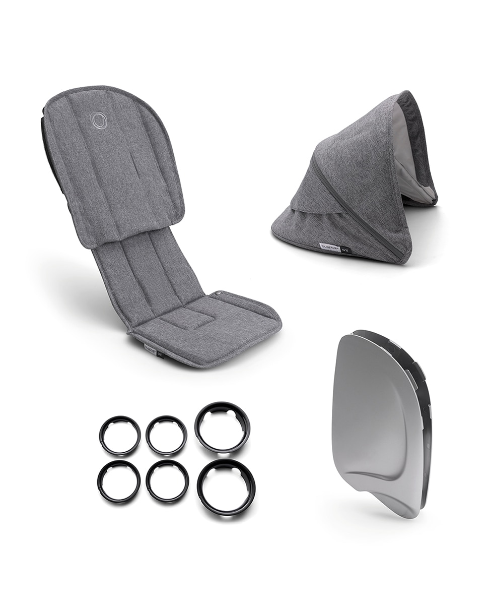 Imagen 0 de Pack de Estilo completo Bugaboo Ant Premium gris melange/gris