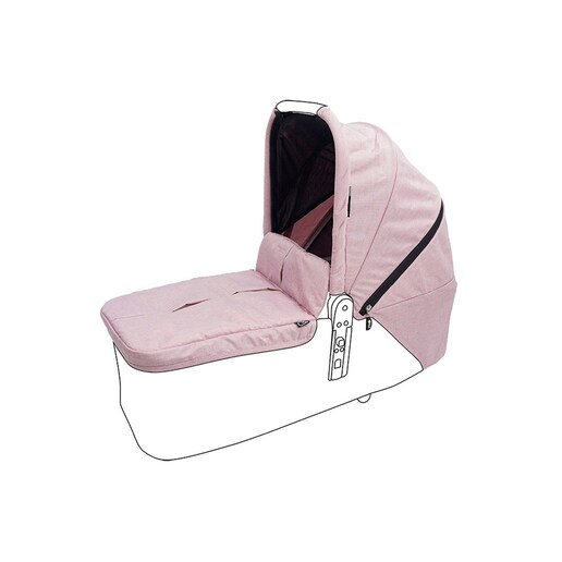 Imagen 0 de Pack de Accesorios Niu para Capazo Ventt Twin: Capota y Cubrepiés individual rosa