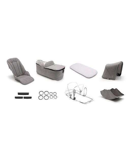 Imagen 0 de Pack de Estilo completo Bugaboo para Coche de paseo Fox Mineral Collection gris claro
