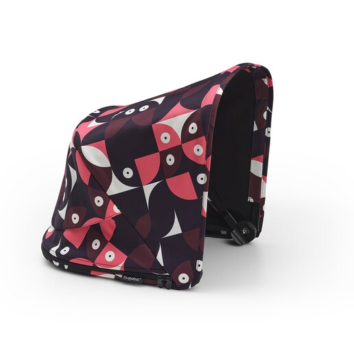 Imagen 0 de Capota Bugaboo Fox 3 Animal Explorer rosa/rojo