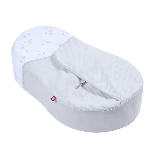 Imagen 0 de Manta Cocoonacover Red Castle Ouatine exclusivo para Cocoonababy gris perla