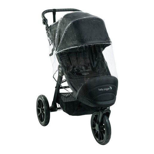 Imagen 0 de Protector de lluvia Baby Jogger para Silla de paseo City Mini 2 (3 ruedas) y GT2 transparente