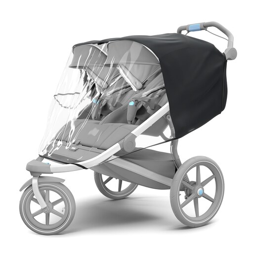 Imagen 0 de Protector de lluvia Thule para Silla de paseo gemelar Urban Glide transparente