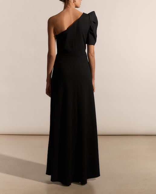 Imagen 0 de Mono asimétrico con manga fruncida