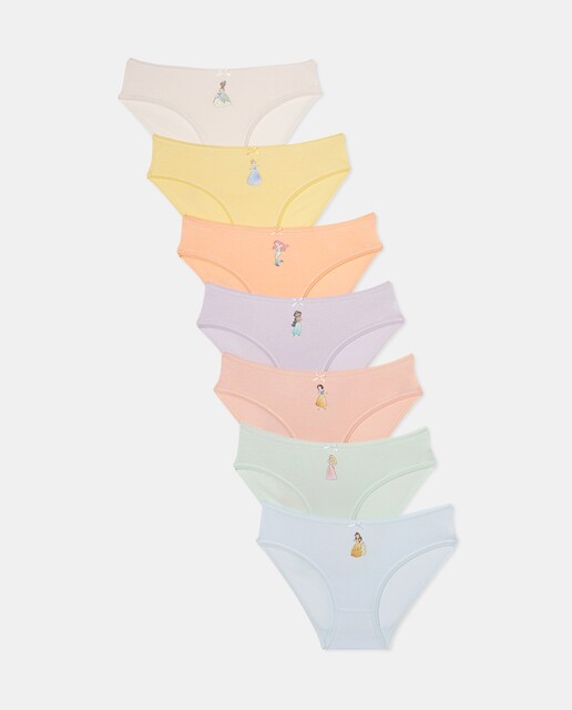 Imagen 0 de Pack de 7 bragas princesas