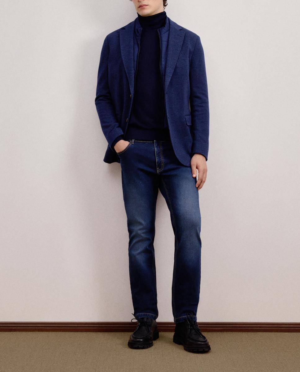 Imagen 0 de Chaqueta de hombre punto diagonal modular