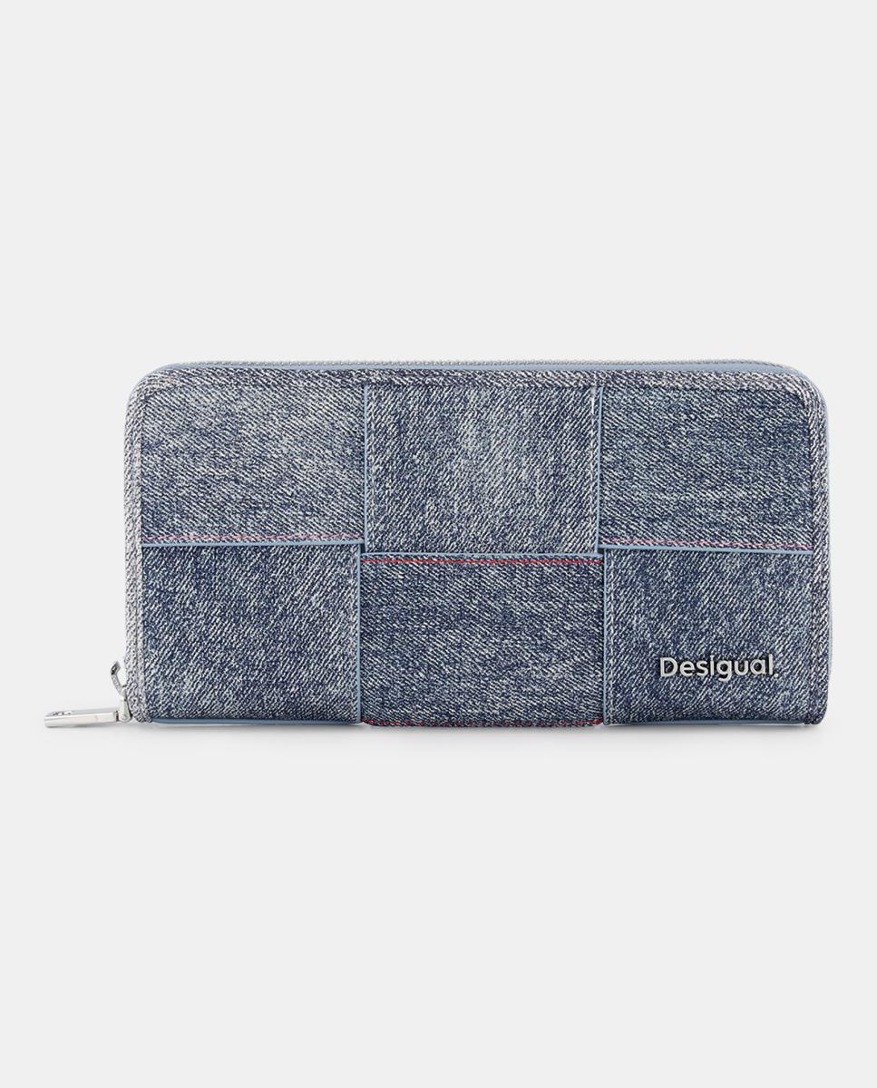 Imagen 0 de Cartera denim trenzada