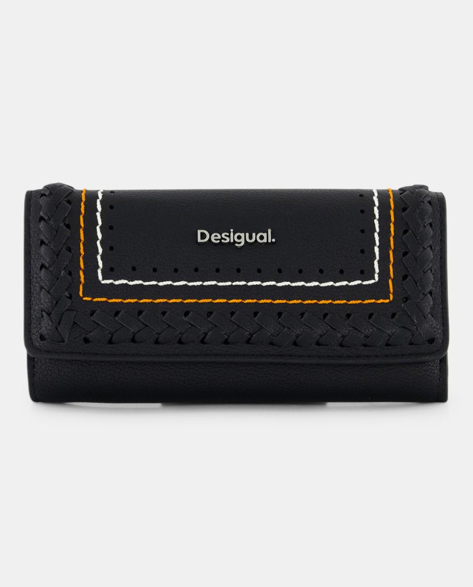 Imagen 0 de Cartera trenzada pespuntes