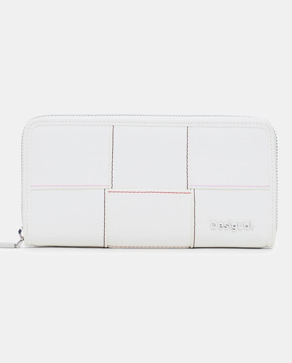 Imagen 0 de Cartera trenzada pespuntes
