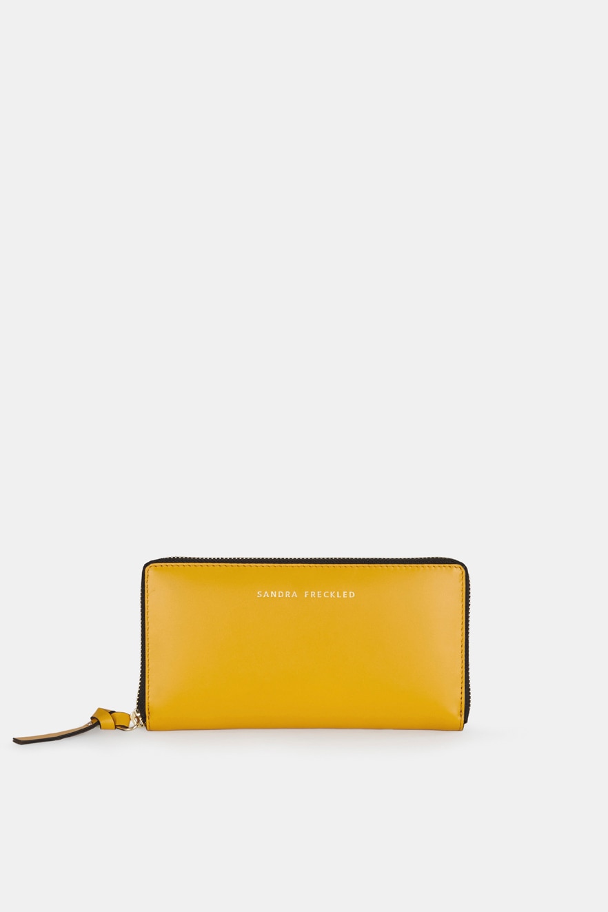 Imagen 0 de Cartera con monedero en piel grabada