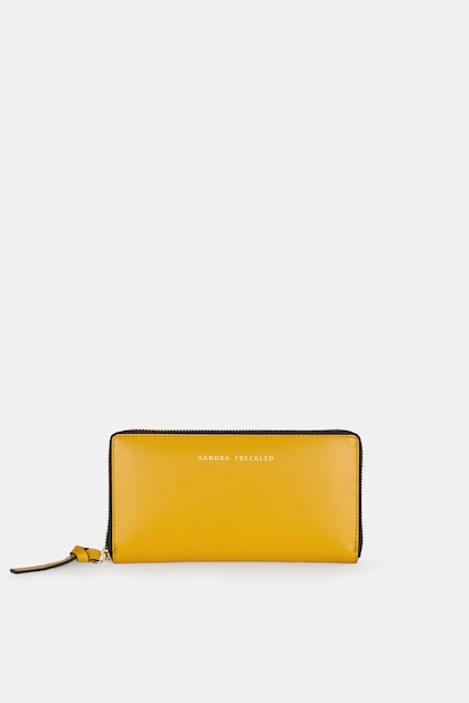 Imagen 0 de Cartera con monedero en piel grabada