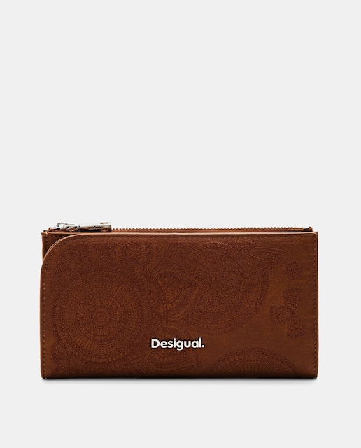 Imagen 0 de Cartera grande con grabado de mandalas