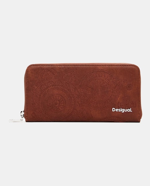 Imagen 0 de Cartera grande efecto piel bordada