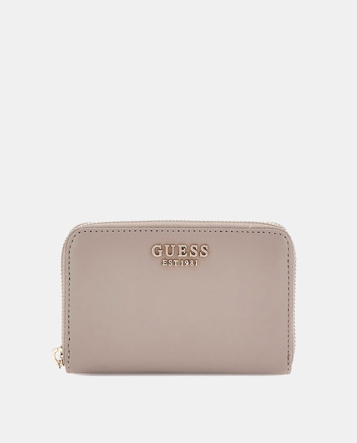 Imagen 0 de Monedero mediano con cremallera y logotipo Guess 1981