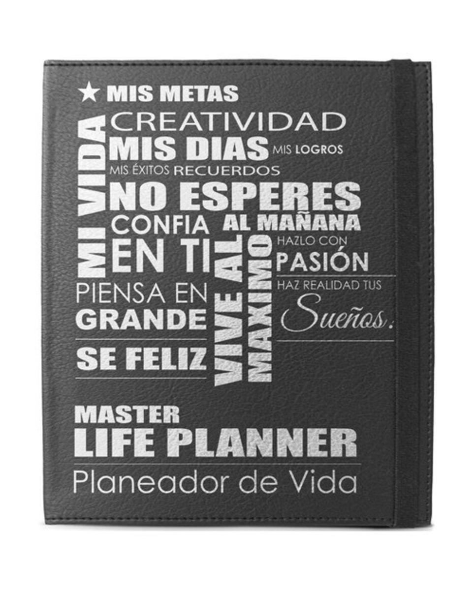 Imagen 0 de Planificador de vida  y con tapa de cuerina Master Life Planner negro