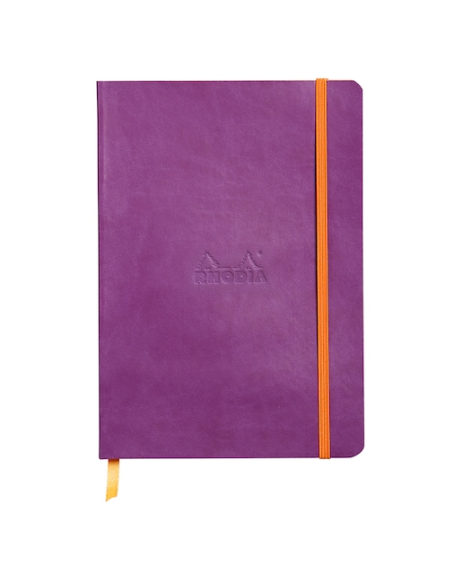 Imagen 0 de Cuaderno Flexible Simil Piel Soft Dot A5 Rhodia Violeta