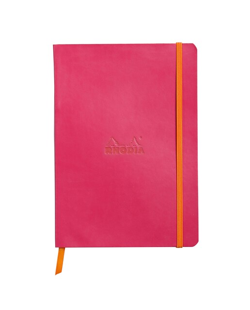Imagen 0 de Cuaderno Flexible Simil Piel Soft Dot A5 Rhodia Frambruesa