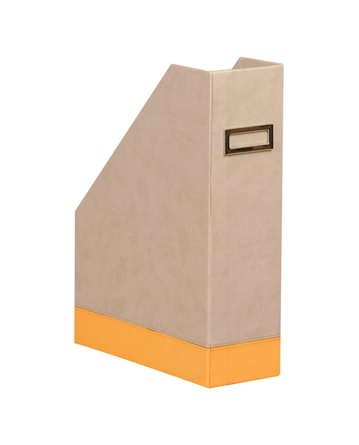 Imagen 0 de Revistero Simil Piel Rhodia Beige